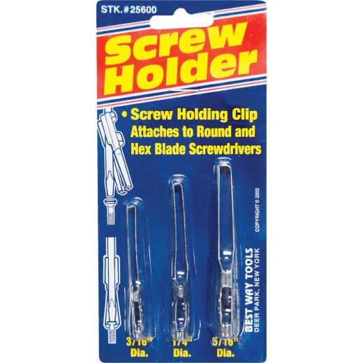 Best Way Tools Stainless Steel Screw Holder, (3-Pack)