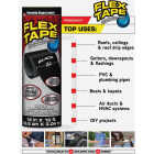 Flex Tape 4 In. x 5 Ft. Repair Tape, White Image 5