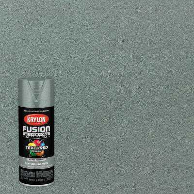 Krylon Fusion All-In-One Textured Spray Paint & Primer, Granite