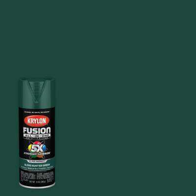 Krylon Fusion All-In-One Gloss Spray Paint & Primer, Hunter Green